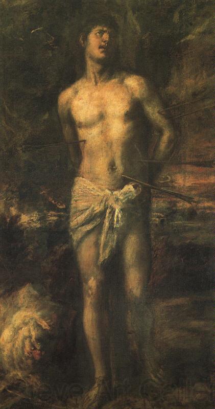  Titian Saint Sebastian Norge oil painting art